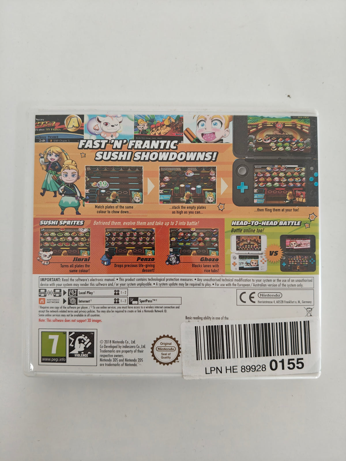 Sushi Striker: Nintendo 3DS