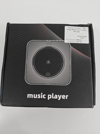 Gueray - CD Player Bluetooth cu Boxă, FM , AUX