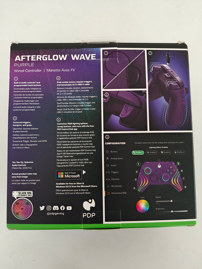 PDP Afterglow Wave - Controller Cablat Xbox Series X/S și PC