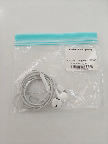 Căști Apple EarPods cu Conector Lighting