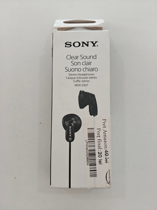 Căști in-ear Sony MDR-E9LP ,Port Jack 3.5mm/Aux