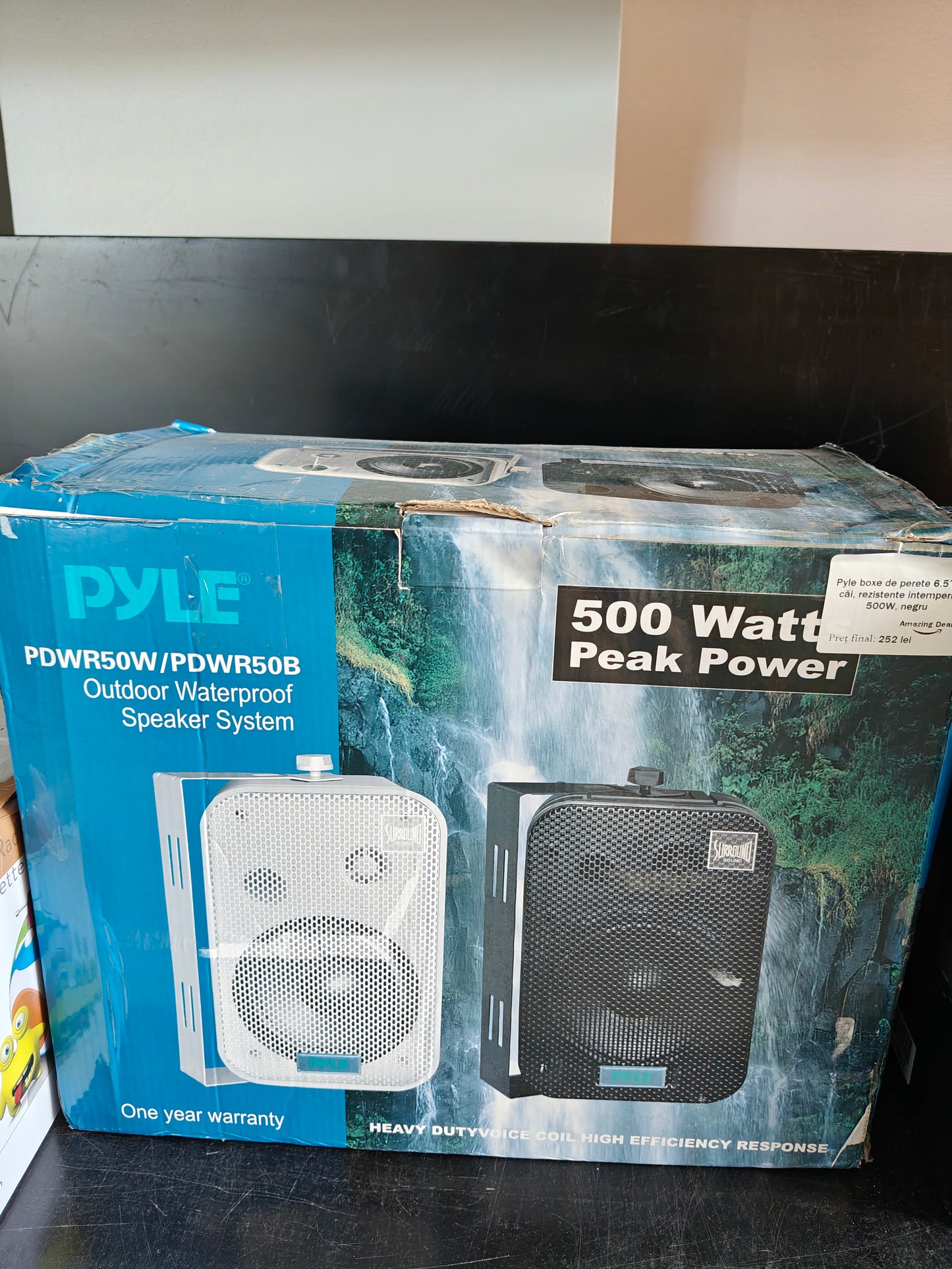 Pyle Boxe de Perete 6.5 inch ,2 căi,500W