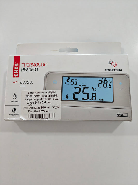 Emos Termostat Digital OpenTherm, programabil cablat