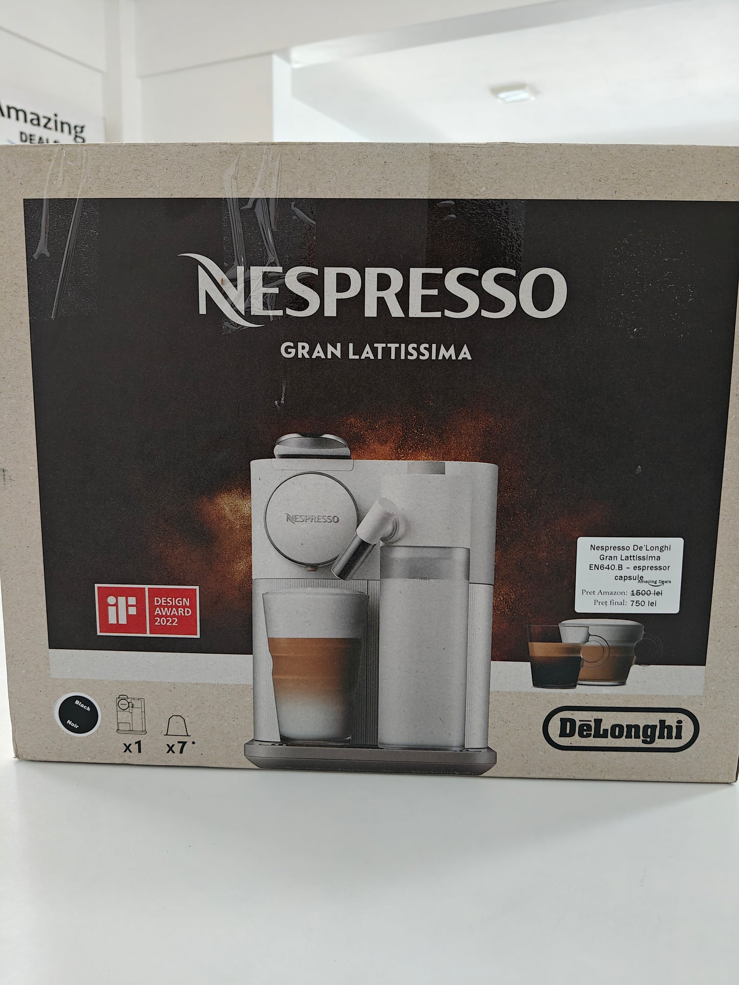 Nespresso De'Longhi Gran Lattissima, Espressor Capsule