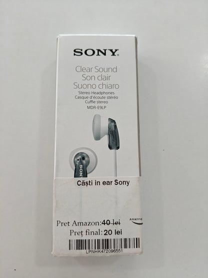 Sony MDR-E9LP - căști in-Ear ,jack 3.5mm