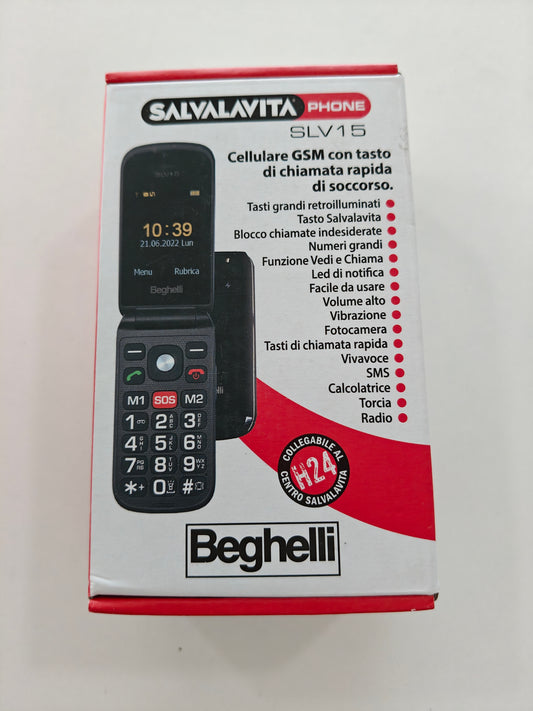 Salvalavita - Telefon SLV15 cu clapetă, butoane mari ,funcție SOS