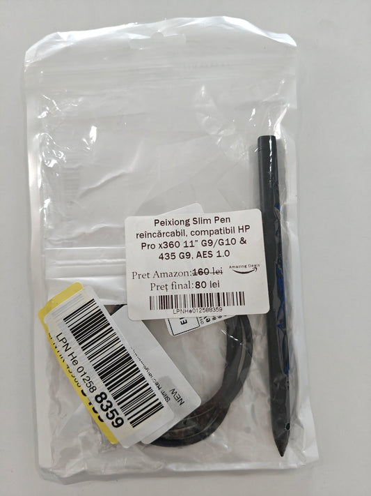 Peixiong - Slim Pen reîncărcabil compatibil HP Pro x360 11", G9/G10 , 435 G9, AES 1.0