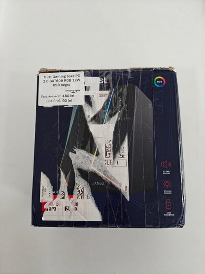Boxe Calculator Trust Gaming 2.0 GXT609 RGB 12W