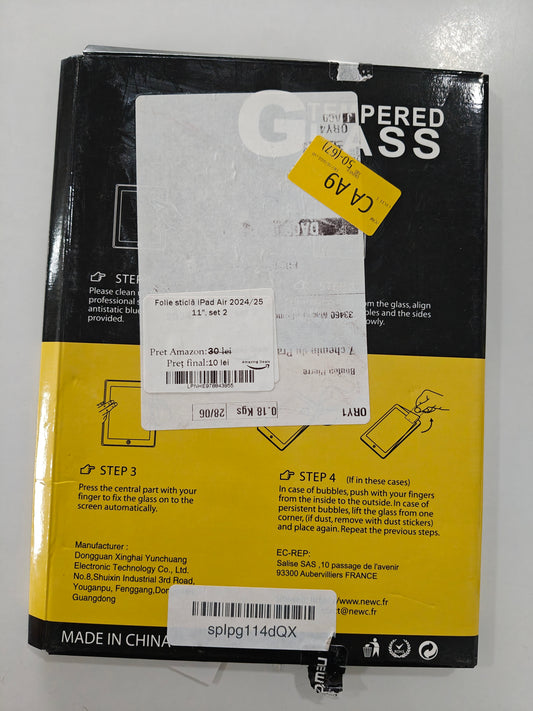 Folie Sticlă iPad Air 2024-2025 11"