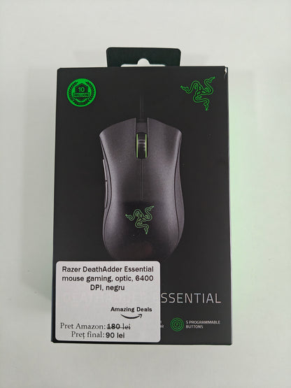 Mouse Razer DeathAdder Essential, 6400 DPI