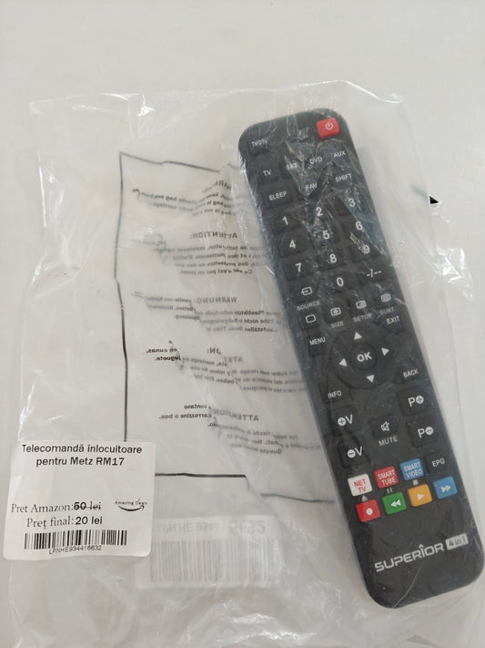 Telecomanda înlocuitoare pentru Metz RM17