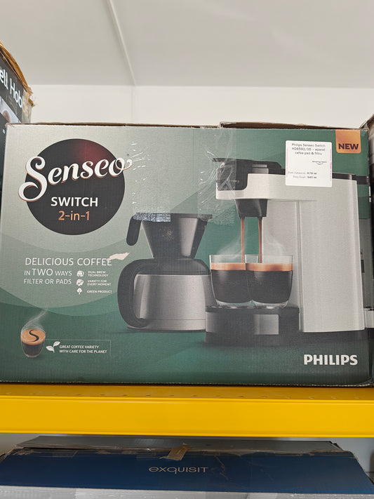 Philips Senseo Switch - Aparat de Cafea Pad și Filtru