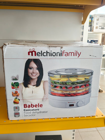 [RESIGILAT] Deshidrator Alimentar - Melchioni Family, 5 Rafturi, 250W, 40-70°C