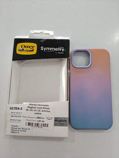 OtterBox Symmetry - Husa MagSafe compatibilă iPhone 16e/15/14/13