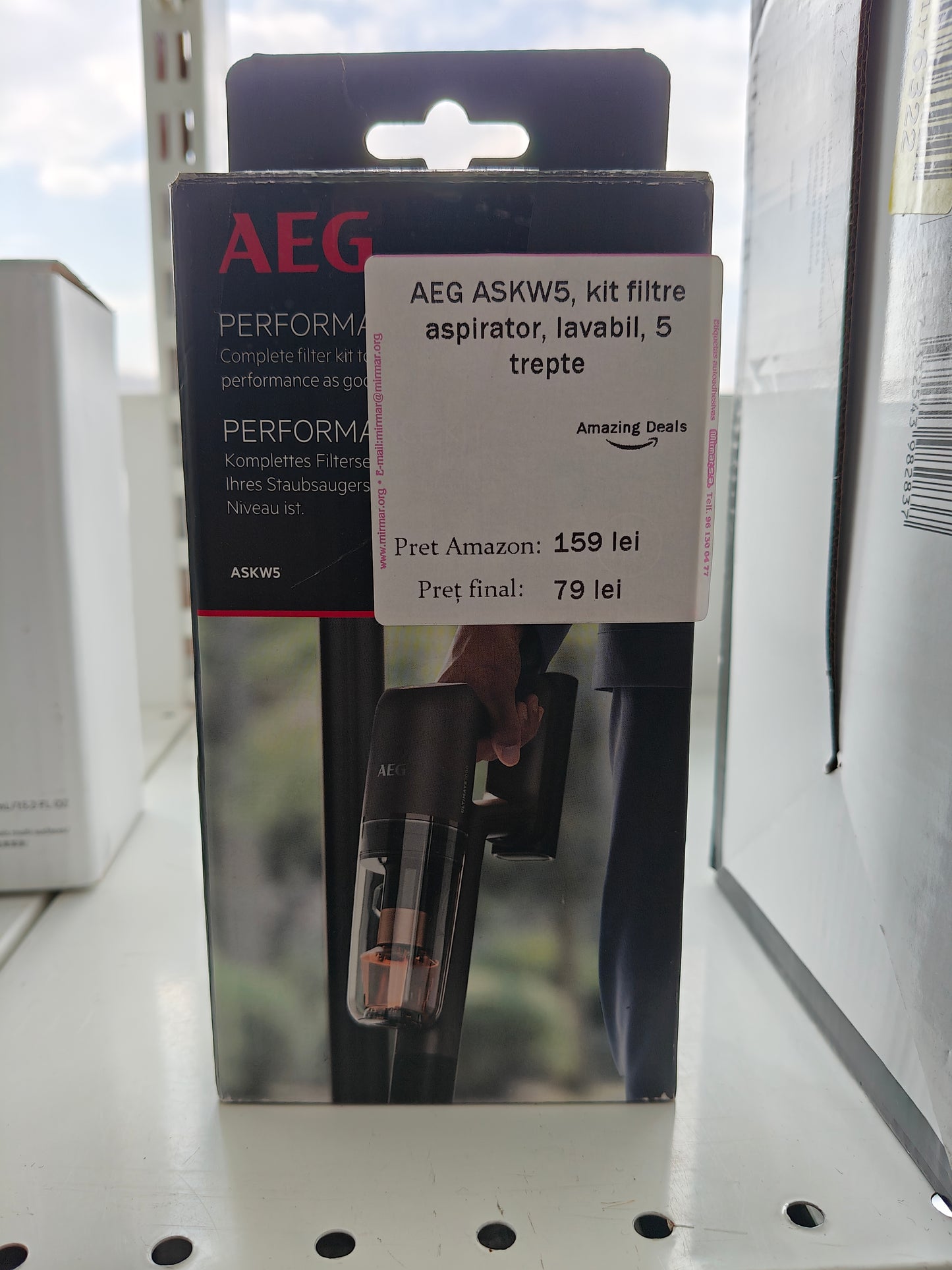 AEG ASKW5 , kit filtre aspirator , lavabil, 5 trepte
